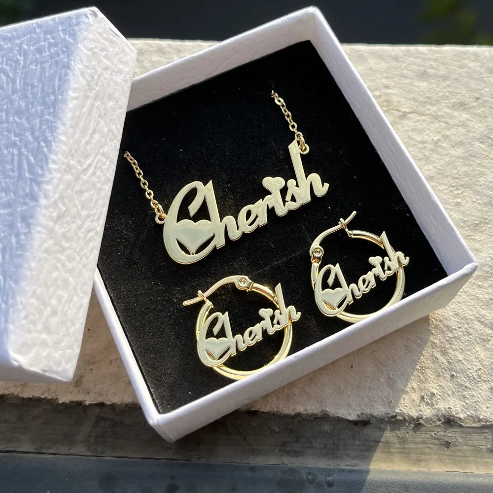 Custom Earring Jewelry Set